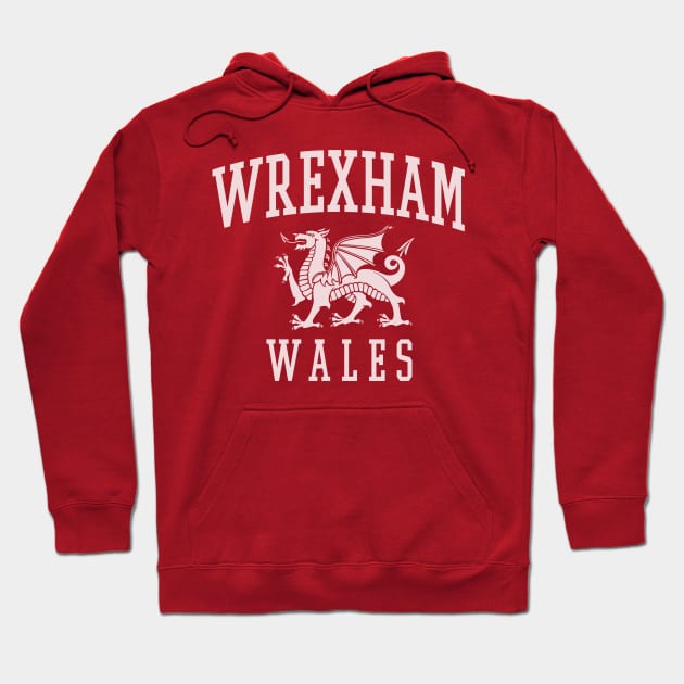 Wrexham Wales Hoodie by MindsparkCreative